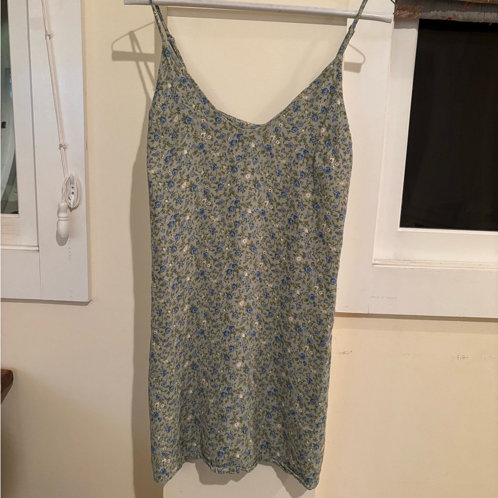 Floral Spaghetti Strap Dress